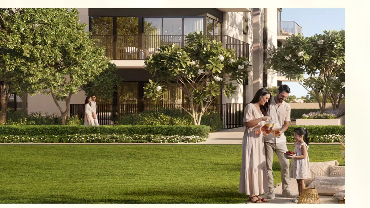 Golf Vale 3-Bedroom Townhouse layout at Emaar South